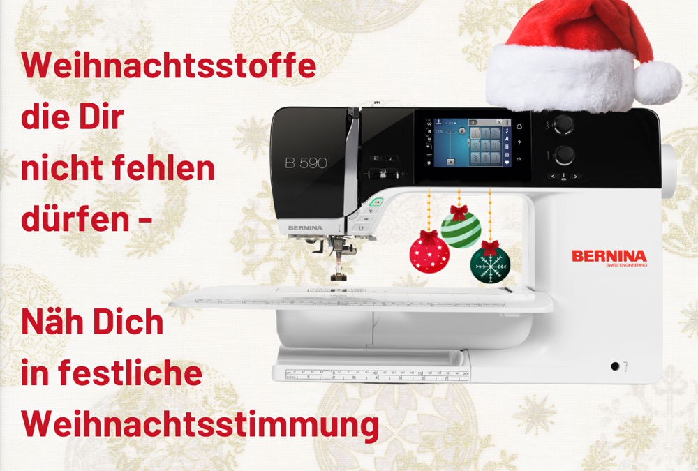 Weihnachtsstoffe die Dir nicht fehlen dürfen – Näh Dich in festliche Weihnachtsstimmung