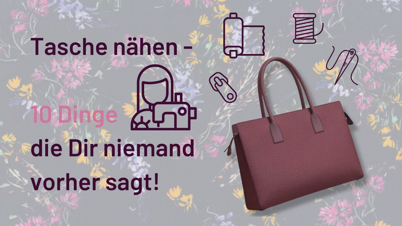 Tasche nähen - kosteloses Schnittmuster