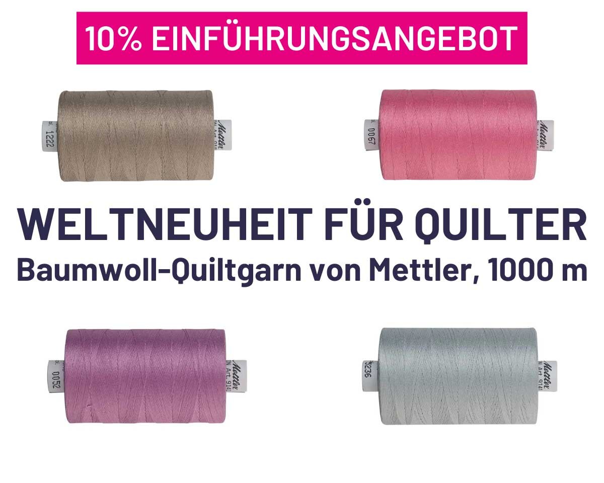 weltneuheit für quilter