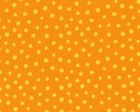 Westfalenstoff JUNGE LINIE, große Punkte, orange-gelb