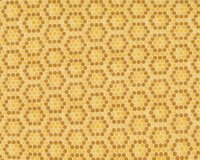 Patchworkstoff BEE INSPIRED, Waben-Rauten, helles maisgelb-hellbraun, Moda Fabrics