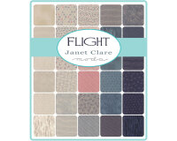 Patchworkstoff FLIGHT, Nieten-Punkte, hellbeige-rot, Moda Fabrics