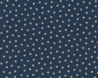 Patchworkstoff SWEET BLEND PRINTS, Punkte, nachtblau-hellbeige, Moda Fabrics
