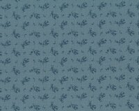 Patchworkstoff SWEET BLEND PRINTS, Mini-Schwalben, graublau-nachtblau, Moda Fabrics