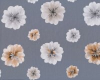 Patchworkstoff ESSENCE OF PEARL, Blumen, grau