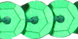 Paillettenband, glänzend und matt, 6 mm breit grün glänzend