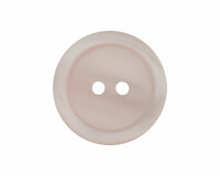 Kunststoffknopf PASTELL mit leichtem Glanz, Union Knopf rosa 15 mm