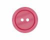 Kunststoffknopf PASTELL mit leichtem Glanz, Union Knopf pink 25 mm