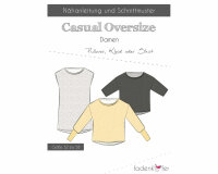Damen-Schnittmuster Casual Oversize Pullover,...