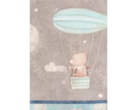 90-cm-Rapport Patchworkstoff ADVENTURES IN THE SKY,...