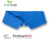 Polokragen zum Annähen POLO ME UNI, blau, Albstoffe S, 38 cm