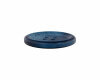 Kunststoffknopf in Steinnussoptik, matt, Union Knopf blau 20 mm