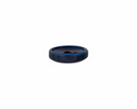 Kleiner Kunststoffknopf, matt schimmernd, Union Knopf blau 9 mm