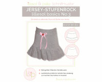 Kinder-Schnittmuster Stufenrock aus Jersey, lillesol basics No.3