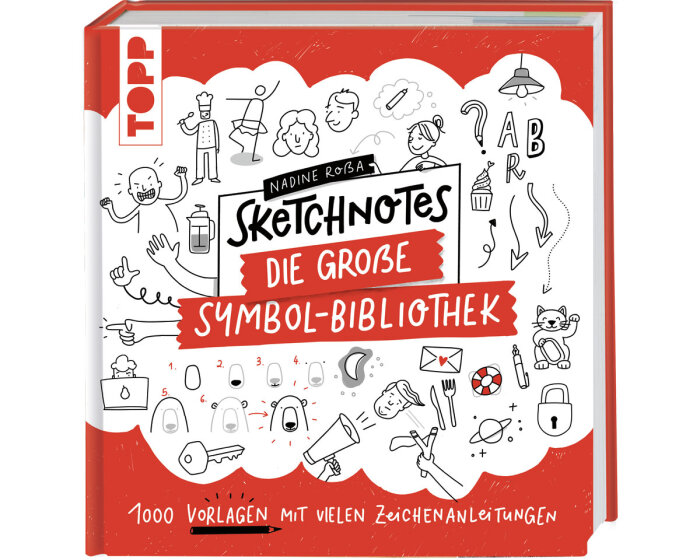 1 Restexemplar Zeichenbuch: Sketchnotes - Die große Symbol-Bibliothek, Topp, Mangel