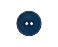 Glänzender Perlmuttknopf, Union Knopf 20 mm dunkelblau