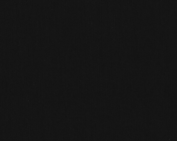 50 cm Reststück MIT FEHLER Baumwollpopeline POP, einfarbig, schwarz, Hilco