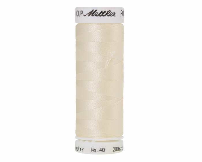 Maschinenstickgarn POLY SHEEN No.40, Mettler 0101