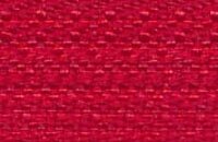YKK Reißverschluss METALLZAHN, silber, nicht teilbar rot 12 cm