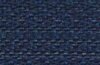 YKK Reißverschluss METALLZAHN, silber, nicht teilbar marineblau 18 cm