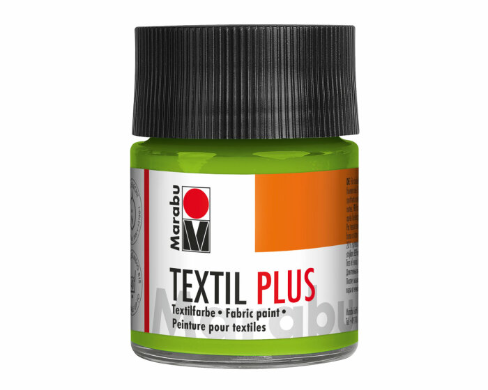 Stoffmalfarbe TEXTIL PLUS für dunkle Stoffe, Marabu 50 ml resedagrün