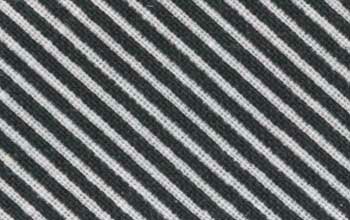Baumwoll-Schrägband mit zarten Streifen schwarz 30 mm