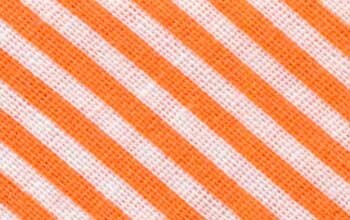 Baumwoll-Schrägband mit Streifen 30 mm orange