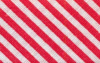 Baumwoll-Schrägband mit Streifen 30 mm rot