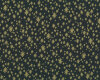 Metallic-Patchworkstoff HOLIDAY CLASSICS, Sterne, schwarzgrün-gold, Cotton+Steel