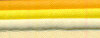 Dreifarbiges Paspelband TRICOLORE aus Baumwolle gelb