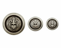 Metallknopf mit Wappen, Union Knopf 12 mm