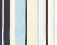 Outdoor-Dekostoff aus dralon® VITORIA, teflonbeschichtet, Blockstreifen, 2,80 m breit, blau
