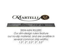 Rutschfestes Lineal SKINI MINI, Martelli 2,5" x...