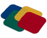 Köper-Patches zum Reparieren oder Upcycling, 4 Stück, rot-gelb-grün-blau, Prym