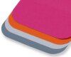 Köper-Patches zum Reparieren oder Upcycling, 4 Stück, orange-pink-weiß-grau, Prym