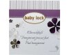 Transparenter Klarsichtfuß für Coverlockmaschinen, baby lock