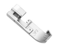 Paspelfuß für Overlockmaschinen, 3 mm, baby lock