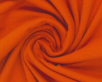 Bündchen-Stoff FEINRIPP LIGHT, gedecktes orange,...