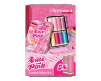 Blechdose Nähfaden Allesnäher & Mettalleffekt-Faden CUTE AND PINK, 8 Farben, Gütermann