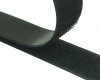 Selbstklebendes Klettband DOPPEL-KLEBER, permanent, 20 mm, weiß und schwarz