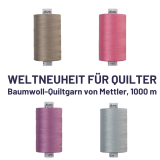 Maschinen-Quiltgarn SILK FINISH COTTON No.40, 1000 m,...