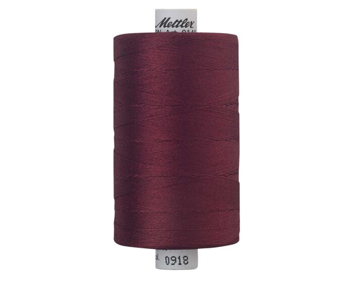 Maschinen-Quiltgarn SILK FINISH COTTON No.40, 1000 m, Mettler 0918