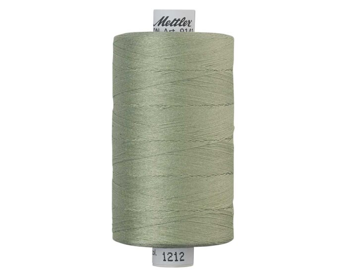 Maschinen-Quiltgarn SILK FINISH COTTON No.40, 1000 m, Mettler 1212