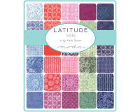 60 cm Reststück Batik-Patchworkstoff LATITUDE...