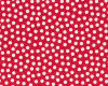 30 cm Reststück Patchworkstoff RED DOT...GREEN DASH, Punkte, rot-weiß, Moda Fabrics