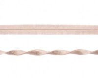 Elastisches Einfassband JACQUARD, einfarbig, 20 mm beige