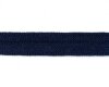 Strick-Einfassband WOLLTRESSE, einfarbig, 30 mm marineblau