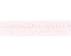 Strick-Einfassband WOLLTRESSE, einfarbig, 30 mm rosa