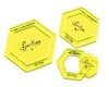 Quiltschablonen HEXAGON TEMPLATE SET, 1 inch, Sew Easy