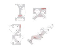 BERNINA Border Formschablonen-Set, 4-teilig